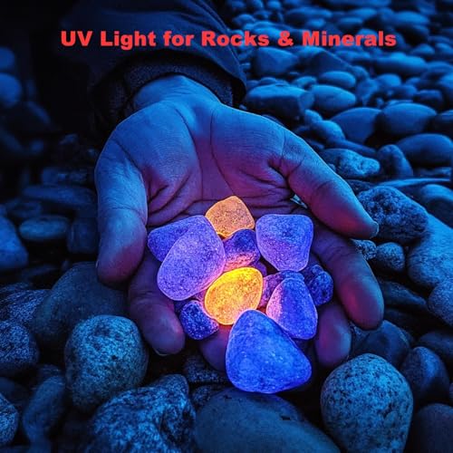 Z3 3-in-1 USB Rechargeable Flashlight, White/Red/UV LED Flash Light with Magnetic Base, 385nm Black Light for Resin Curing, Pet Urine Detection, Rockhounding, Camping, Hiking