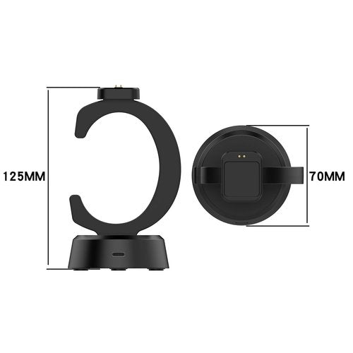LOKEKE Compatible with Xiaomi Smart Band 9 Active USB Charging Stand, Replacement USB Type C Charger Charging Cable Dock Compatible with Xiaomi Smart Band 9/8 Active