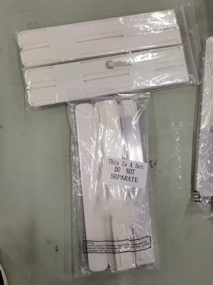 CroBlissful 4 Pcs Adhesive Sliders for Cabinets Pull Out Drawer Organizer Accessories Basket Office Glide Cabinet Tracks Runner Adhesive Drawer Slides Pull Out Replace Guide Rail for Back to School