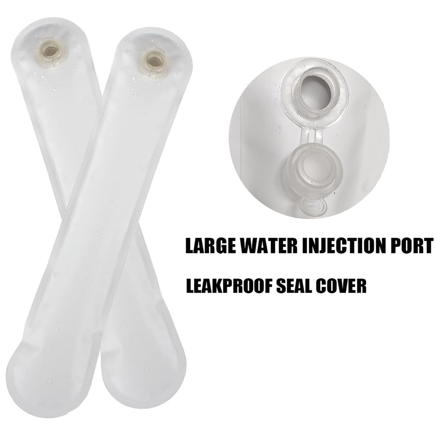 Buffalo Gear Reusable Cooler Ice Packs for Fish Kill Bag Refreezable Ice Packs for Cooler (5 Pack)