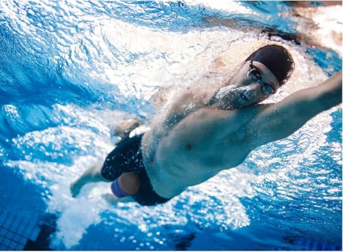 Pull Buoy EVA 5-Layer Leg Float for Swimming Training - Black (UNAOIWN)