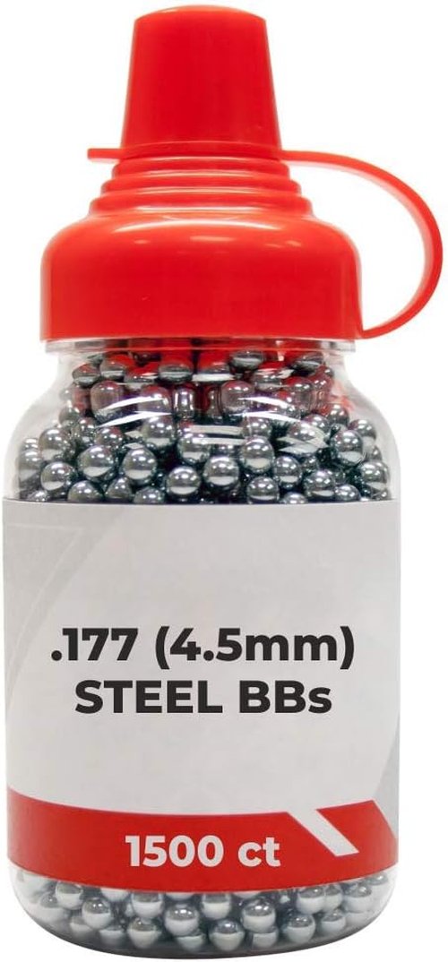 CO2 12g Tanks 5-Pack & 1500ct Steel BBS Bundle for Sig Sauer P365 BB Gun Air Pistol