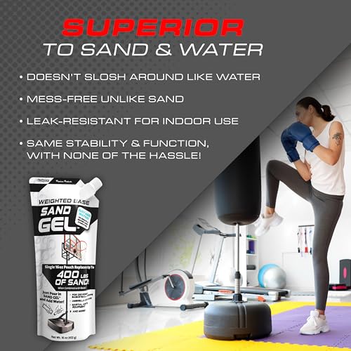 Sand Gel Weighted Base Filler for Basketball Hoops & Umbrellas - 16 oz