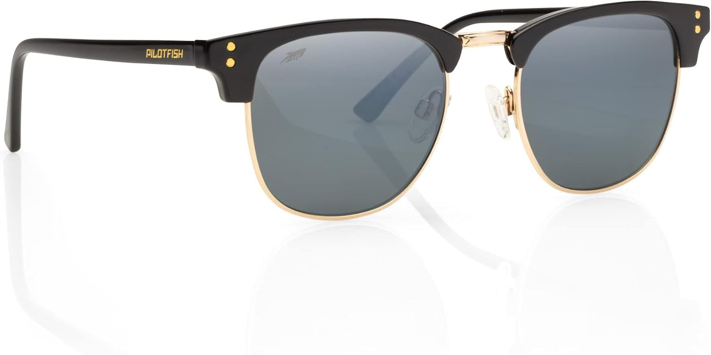 Pilotfish Polarized Sunglasses - TR90 Frame with Anti-Reflective UV400 Lens for Men & Women
