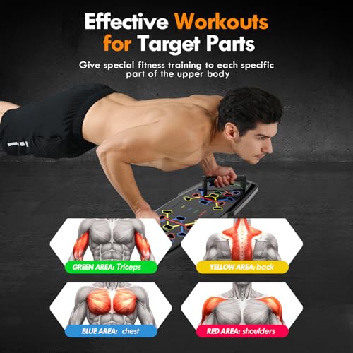 Push Up Board with 20 Accessories for Full Body Workout