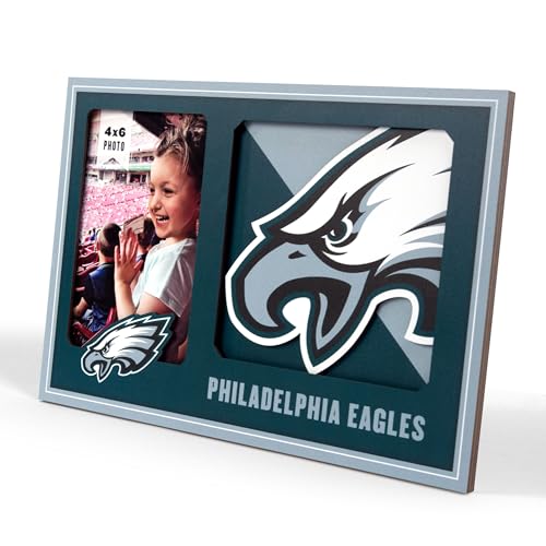 Philadelphia Eagles 3D Logo Picture Frame - 12" x 8"