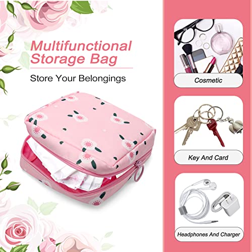 Menstrual Pad Storage Bag - Waterproof Pouch, 4 Pieces - Classic Style