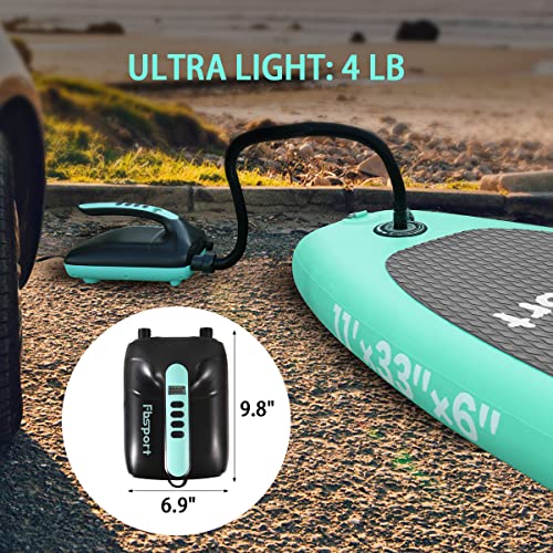 Electric Paddle Board Pump - 20PSI Quick Inflator for SUP & Kayaks