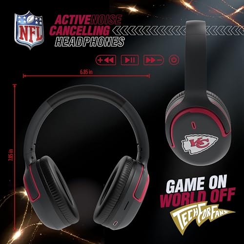 Active Noise Cancelling Over-Ear Headphones with Bluetooth 5.3