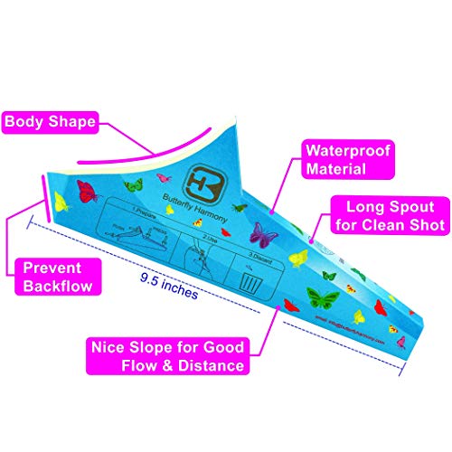 Disposable Female Urination Device with 8 Funnels - Portable Pee Urinal for Camping & Hiking