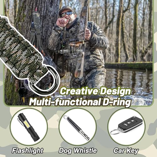Duck Call Lanyard for Hunting - Adjustable Nylon Neck Strap with Multi-Loops