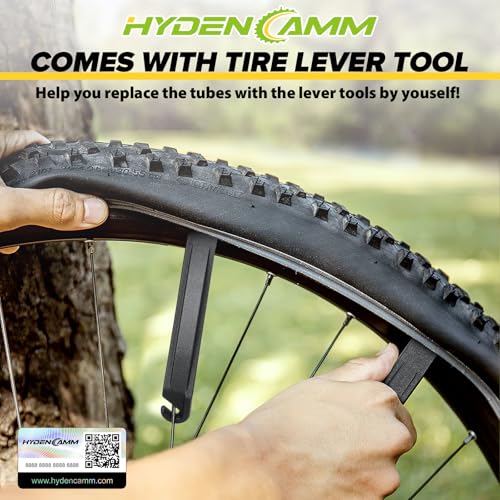 Bicycle Inner Tube 26" x 1.75-2.125 - 2 Pack with Tire Levers