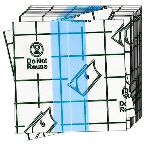 Waterproof Adhesive Bandages - 100 Sheets, 2 x 2 Inch Tattoo Protector