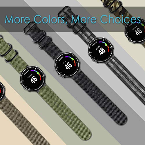 Nylon Sport Band for Garmin Forerunner 235 - Black