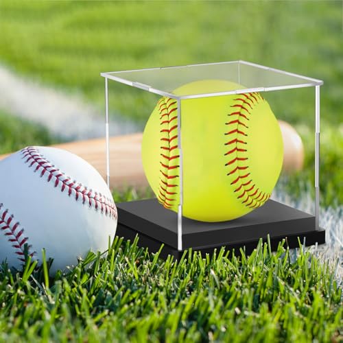 Acrylic Softball Display Case - UV Protected 1 Pack
