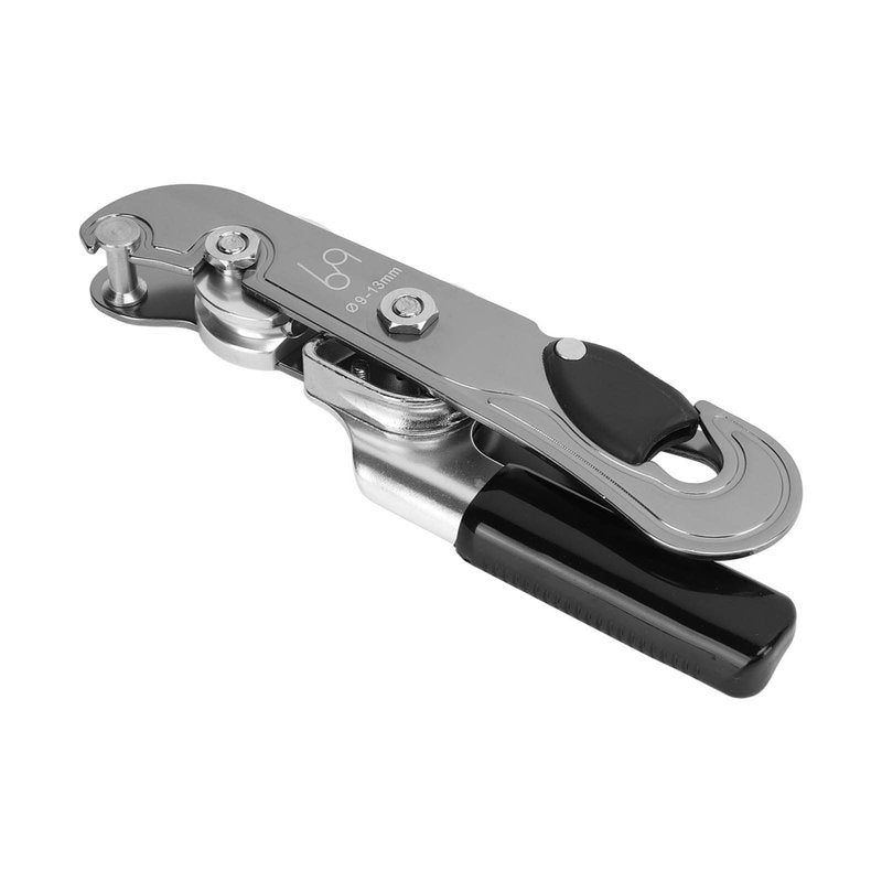 Topyond Hand Stop Descender, Professional Rock Climbing Descender & Ascender Set, Rappelling & Abseiling Device with Rope Stopper, Essential Climbing Gear for 9-13mm Rope, Belay Device