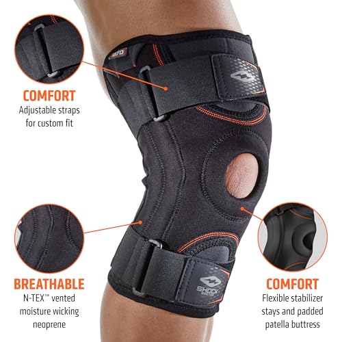 Shock Doctor XLarge Knee Brace Support for Men & Women - Stabilizer & Compression