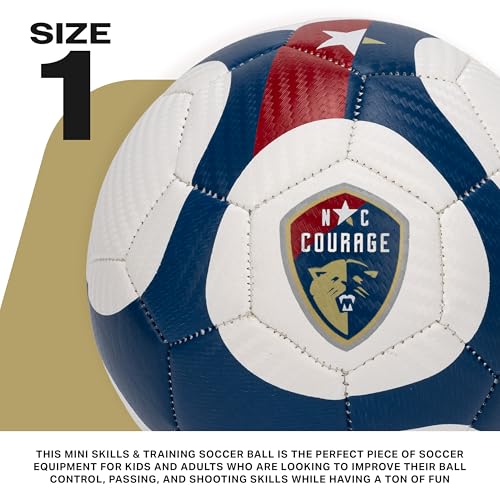 North Carolina Courage Mini Soccer Ball with Pump - NWSL