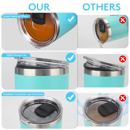 Rubber Seal Replacement Gasket for Yeti 20 oz Tumbler - 4 Packs