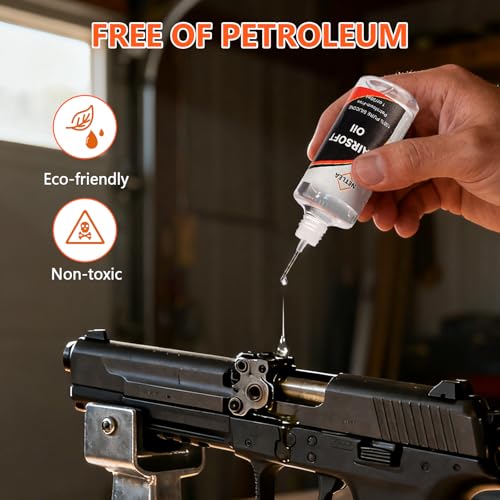 Airsoft Silicone Oil 4.4oz – Chamber Lube with Needle Oiler