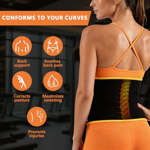 Sweat Waist Trainer for Women - Medium Neoprene Cincher Belt