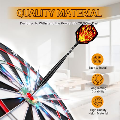 Plastic Dart Tips - 150 Pack 2BA Thread Soft Tip Dart Points