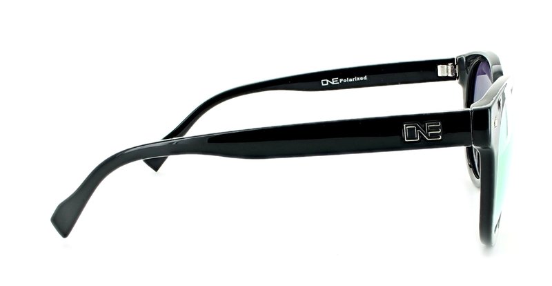 Optic Nerve - 2022 Premium & Affordable Polarized Wayfarer Sunglasses for Women, Hotplate Edition with Shiny Black Frame/Smoke/Rose Gold Mirror Lens
