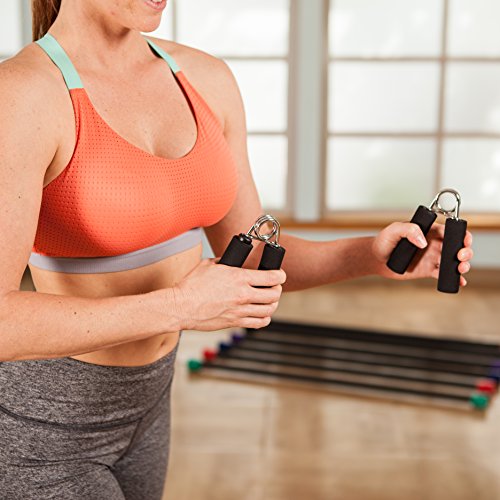 Adjustable Hand Grip Strengthener - Pair with Foam Handles