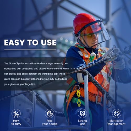 Glove Clips for Work Glove Holders Bulk