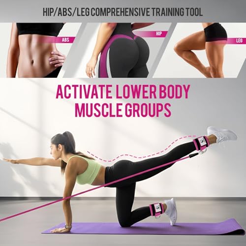 Adjustable Ankle Straps for Cable Machine - Kickbacks & Glute Workouts