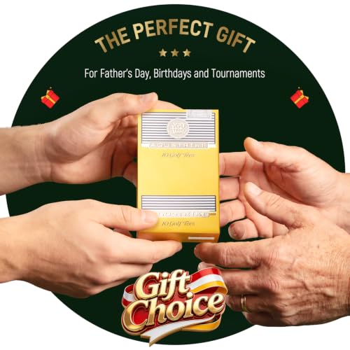 3.25" Bamboo Golf Tees with Depth Marking - 10 Pack Gift Box