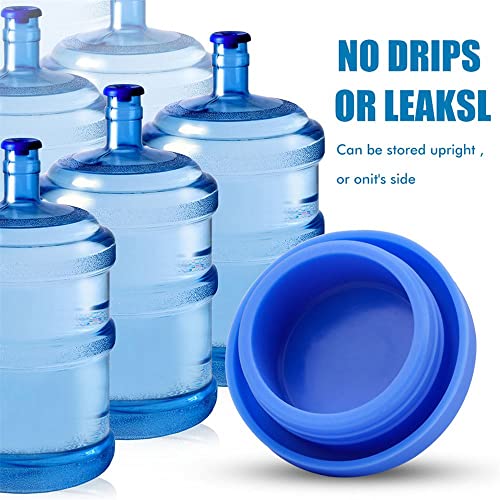 5 Gallon Water Jug Caps - 3 Pack Reusable Silicone Covers