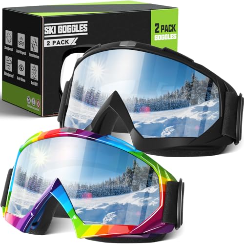 Ski Goggles with UV Protection - Silver (Vlt 9.3%)
