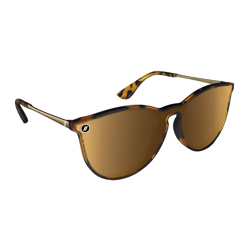 Blenders Eyewear North Park X2 – Polarized Sunglasses – Classic Shape, Mixed Metal Frame – 100% UV Protection – For Women – Brandy Night