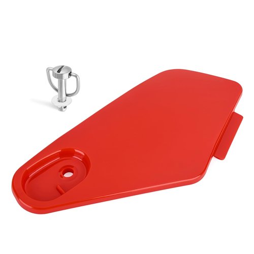 M MATI Storage Box Cover Red & Stud Lock Pin Kit for Honda Rancher 350 TRX350 2004 2005 2006 83670-HN5-M40ZB 17225-KN5-671 17225-KN5-670 17224-KN5-670 90505-MY6-920