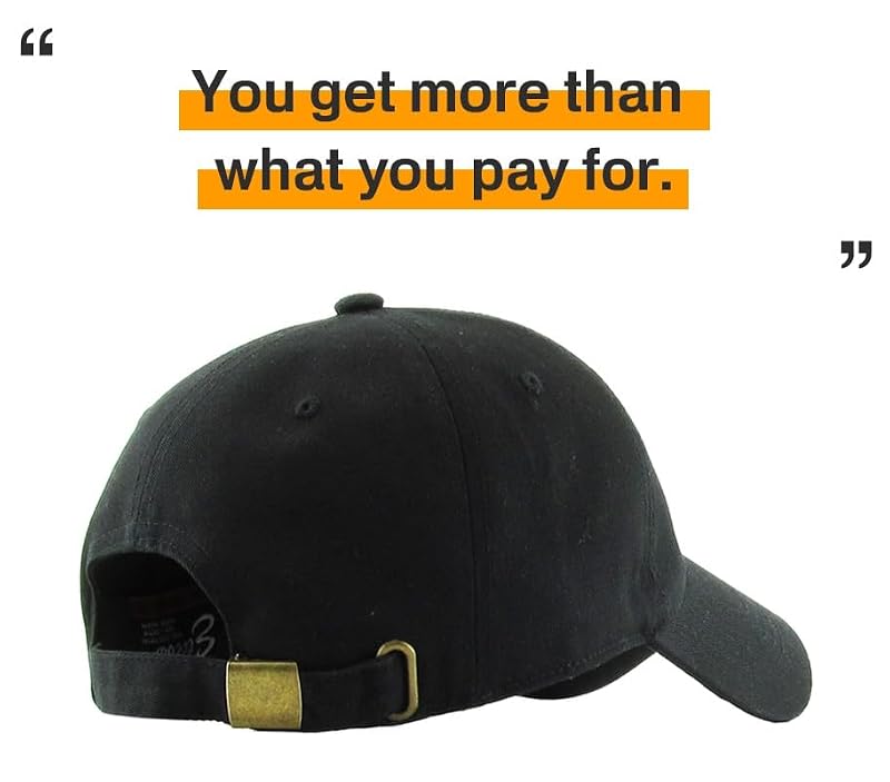 Classic Unisex Cotton Adjustable Low Crown Baseball Cap