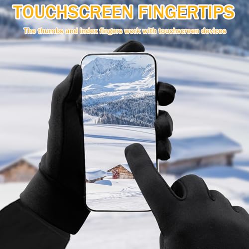 Lightweight Winter Running Gloves with Touchscreen - Large
