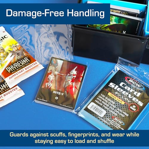 Thick Trading Card Sleeves for Cards up to 240 Pt - 100 Count