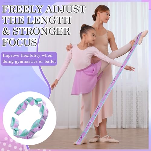 Kids Stretch Strap for Gymnastics & Ballet - Purple