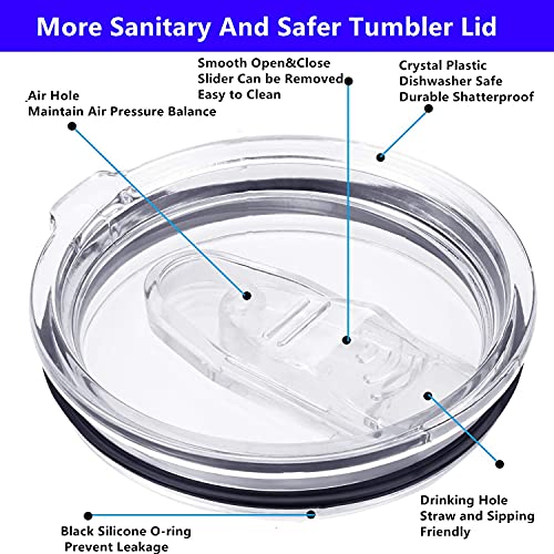 30 Oz Spillproof Tumbler Lids - 2 Replacement Lids
