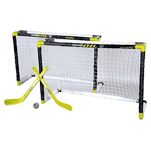Mini Knee Hockey Set for Kids - 2 Pro Goals & 2 Sticks
