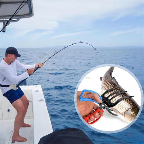 2Packs Fish Lip Grippers - 3 Claw Fishing Pliers Catch & Release Control