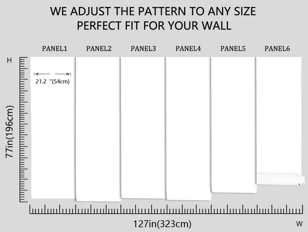 Wmjurel Autumn Sunshine in The Woods Wallpaper, Natural Landscape Mural, Modern Living Room Bedroom Backdrop Wall Mural(Non-self-Adhesive)