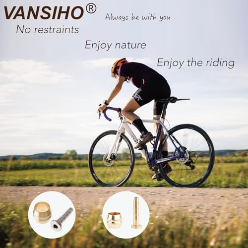 Bicycle Hydraulic Disc Brake Olive and Insert Kit for BH90 - 10 Pack
