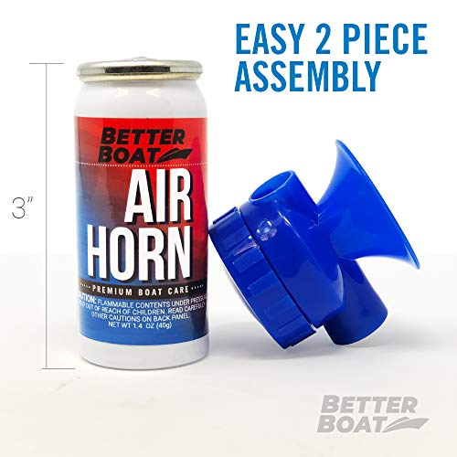 120 dB Air Horn - Compact Emergency Signal for Boating & Outdoor Safety
