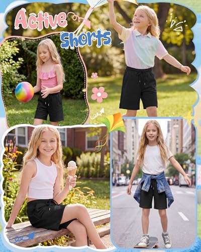 Girls Wide Leg Bermuda Shorts - Comfortable Summer Style