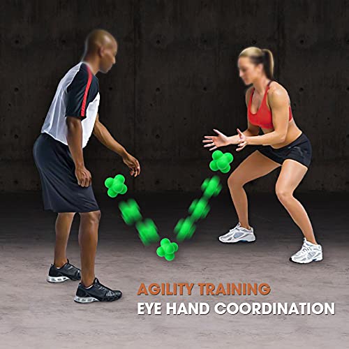 Reaction Ball for Hand-Eye Coordination Training - Pack of 3