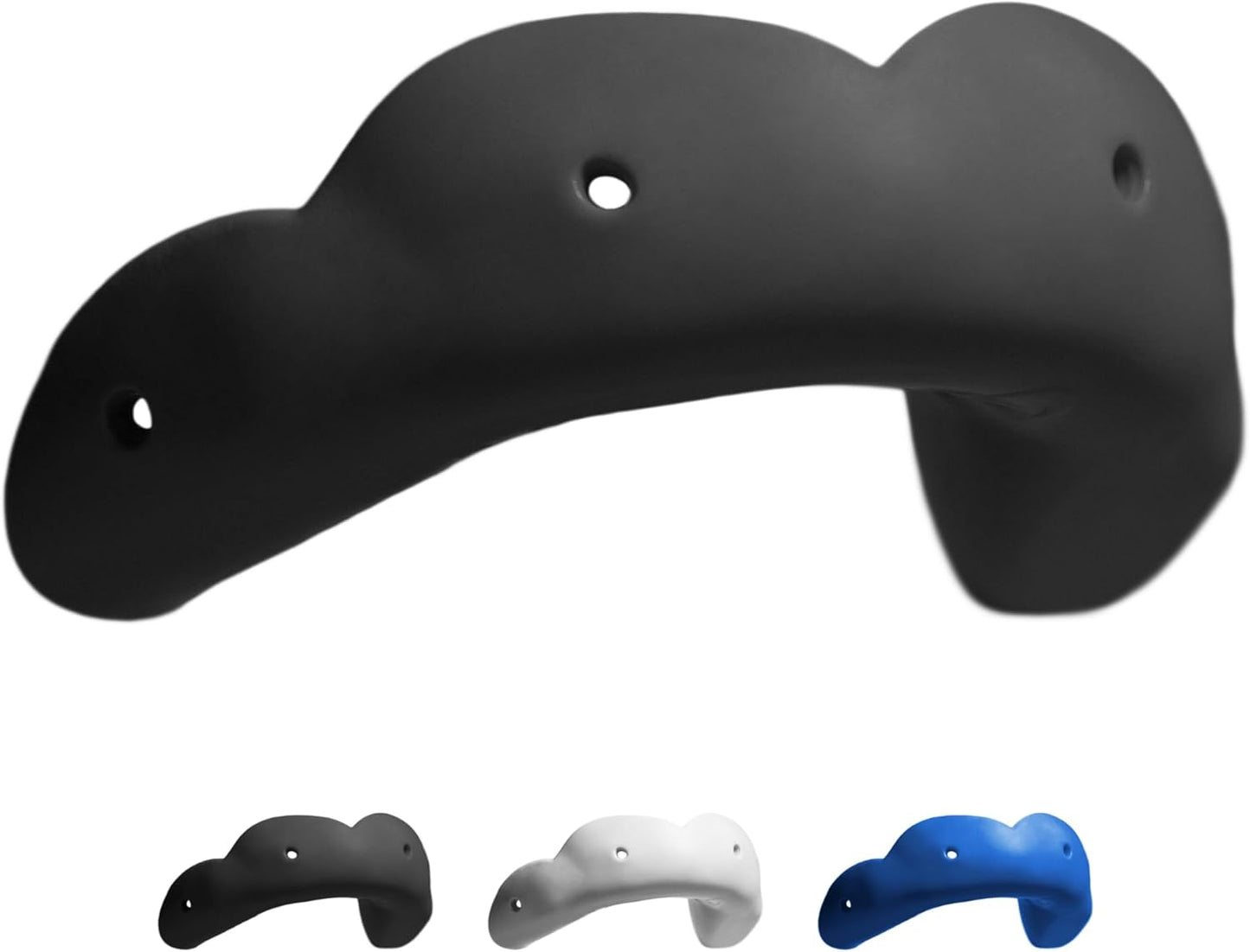 SISU Go Mouthguard - Charcoal Black Low-Profile Tooth Protection for Sports | Remoldable & Breathable