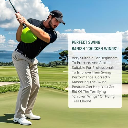 MELE LINKS Light Green Golf Swing Trainer Aid for Posture & Mechanics, All Skill Levels