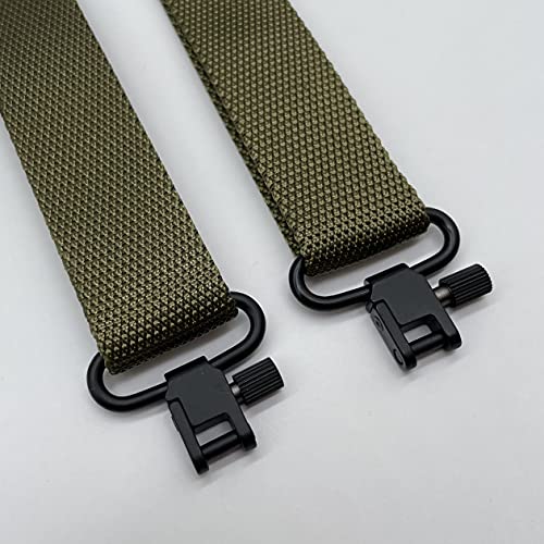 Metal Gun Sling Swivels Attachment Clips - 2 Pcs, 1 Inch